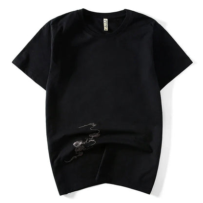 Qilin Embroidered T-shirt
