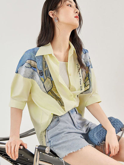 Van Gogh inspired shirt
