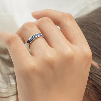 Van Gogh The Starry Night Couple Rings