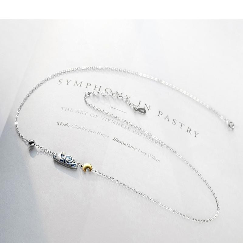 Van Gogh Starry Night inspired Necklace