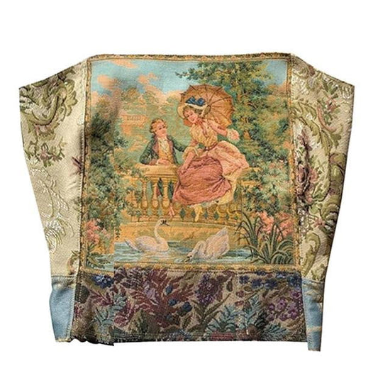 Aesthetic Embroidered Tube Top