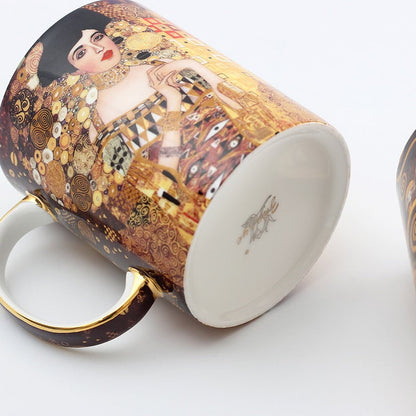 Gustave Klimt Coffee Cup With Spoon